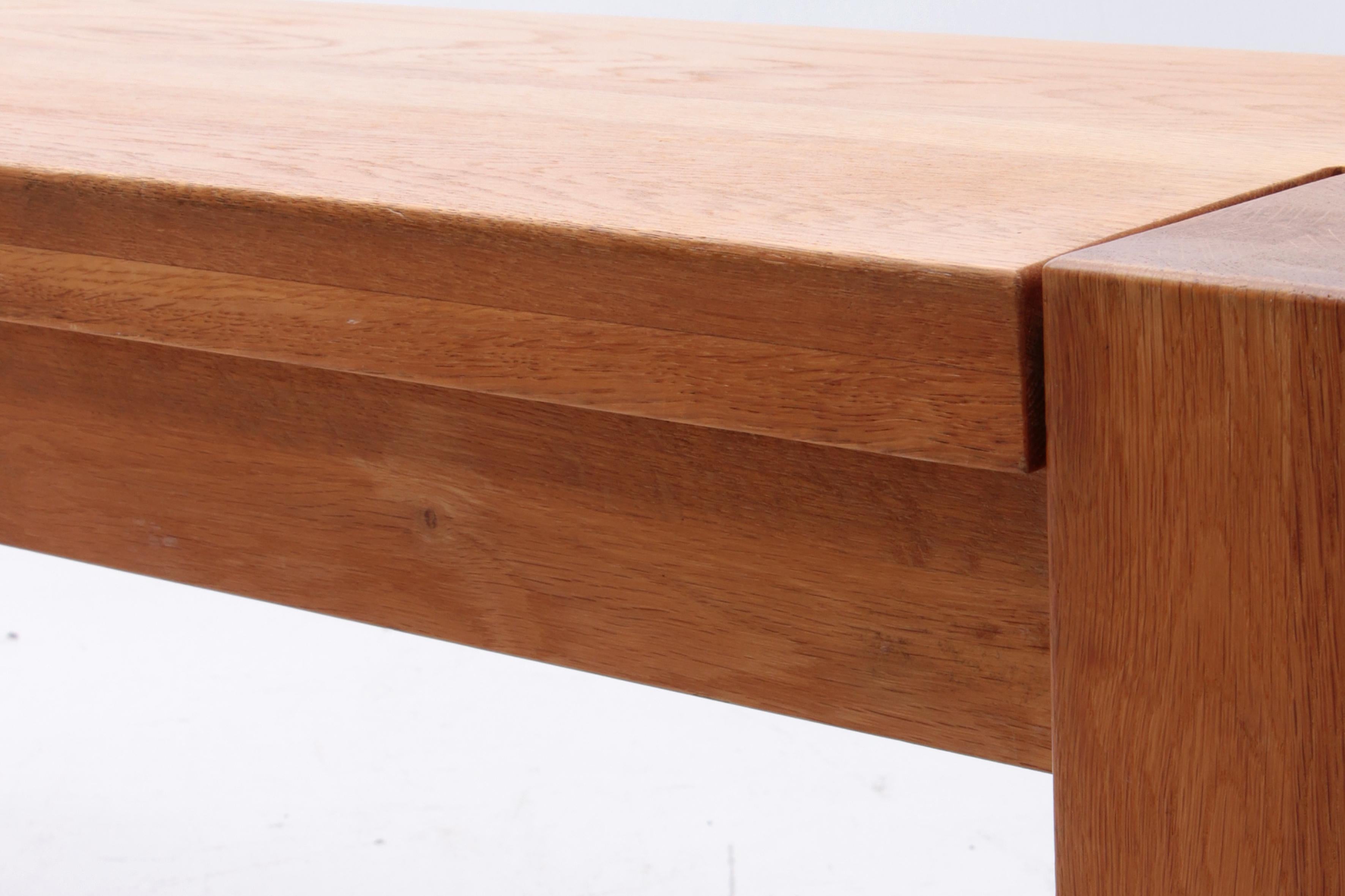 Vintage Oak Bench in the Style of Charlotte Perriand, 1960 5