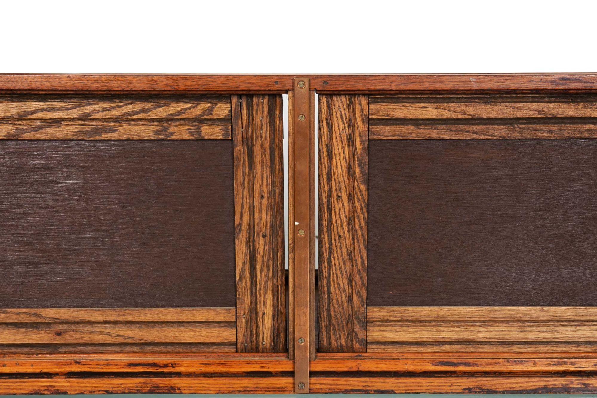 Vintage Oak, Brass and Glass Countertop Display Case by Richard Sauer at 1stDibs