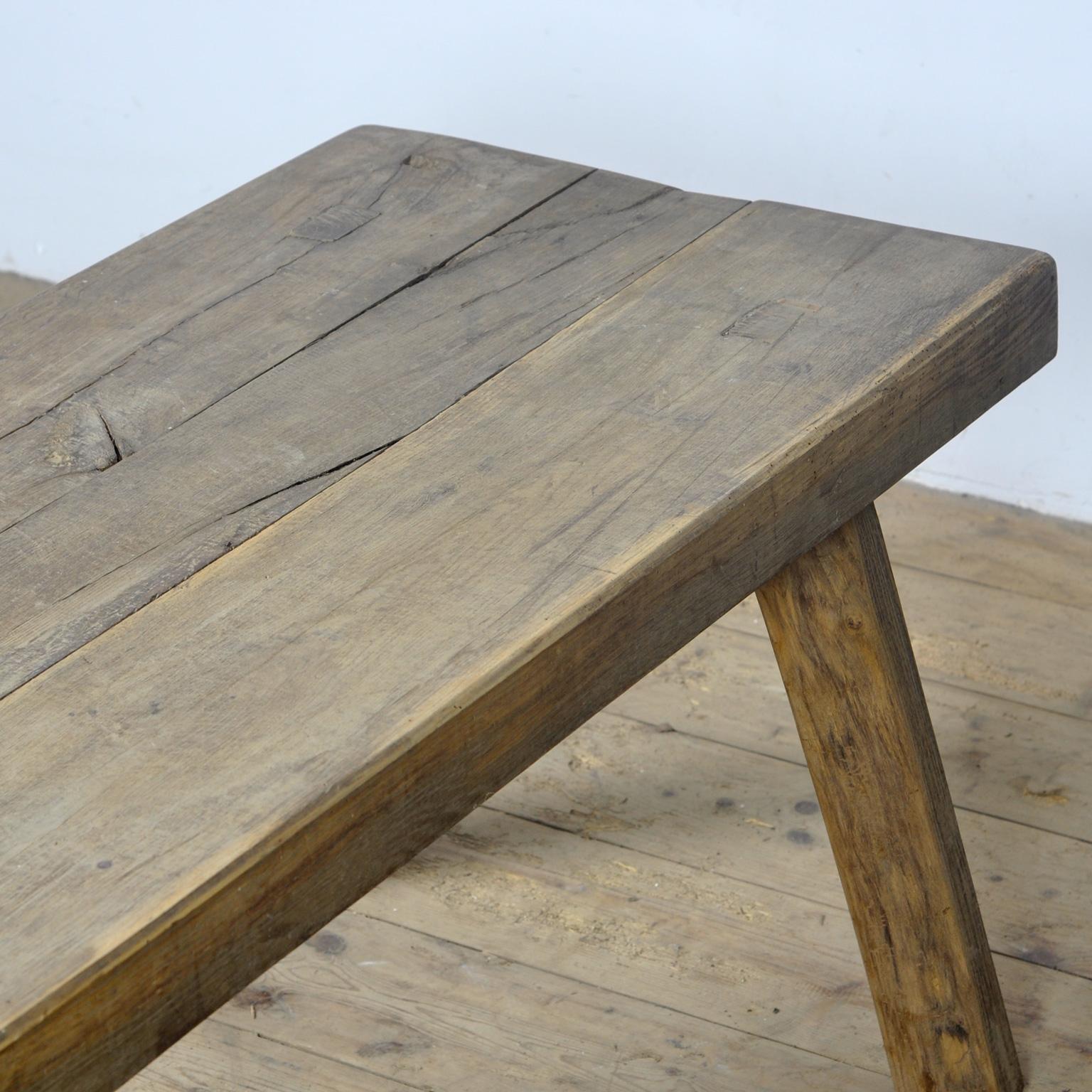 Early 20th Century Vintage Oak Butcher's Table/Farmtable, 1920s For Sale