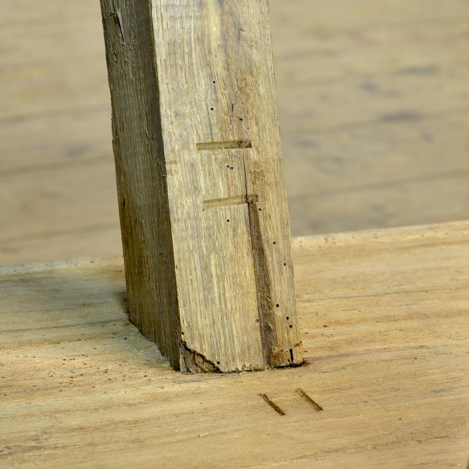 Vintage Oak Butcher's Table / Farmtable, 1930s 5