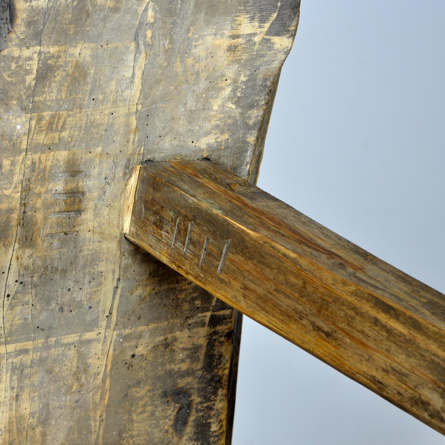 Tavolo da macellaio/fattoria in Oak Oak vintage, anni '30 in vendita 5