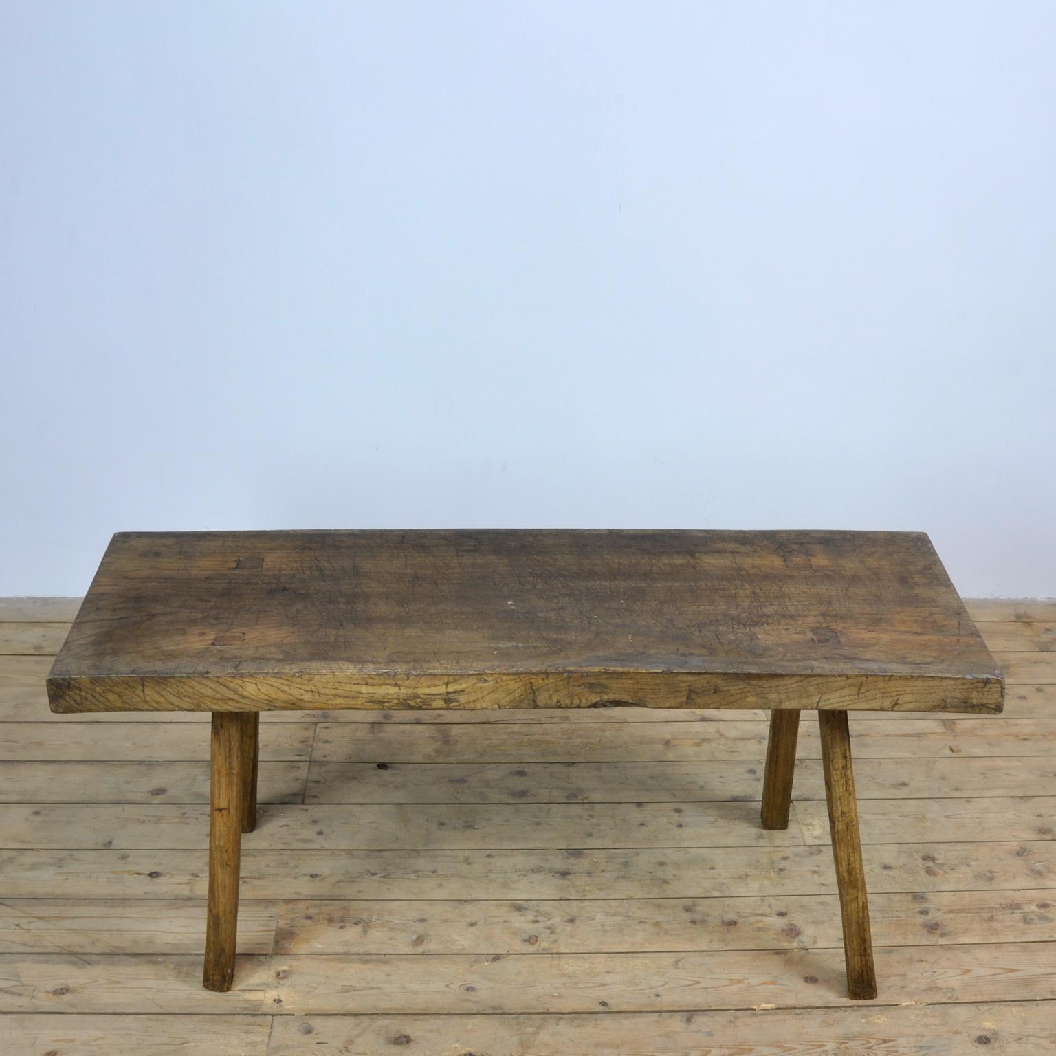 Vintage Oak Butcher's Table/Farmtable, 1930s In Good Condition In Amsterdam, Noord Holland