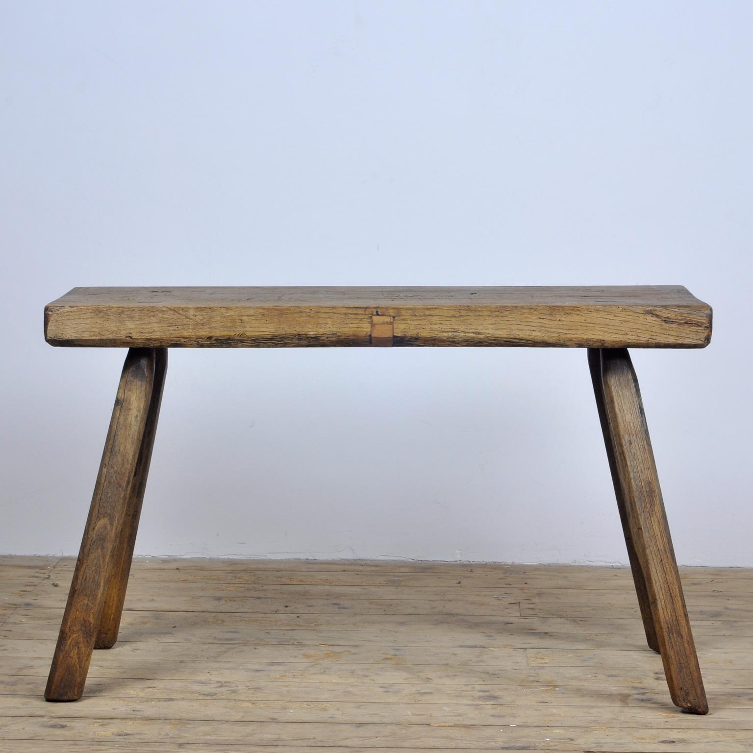 Vintage Oak Butcher's Table/Farmtable, 1930s In Good Condition In Amsterdam, Noord Holland