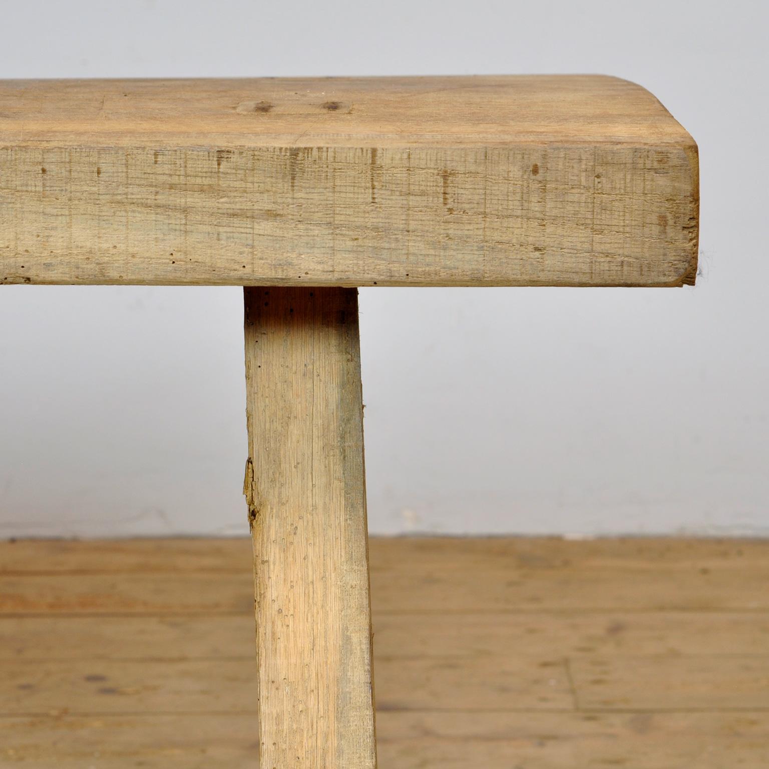 Vintage Oak Butcher's Table / Farmtable, 1930s In Good Condition In Amsterdam, Noord Holland