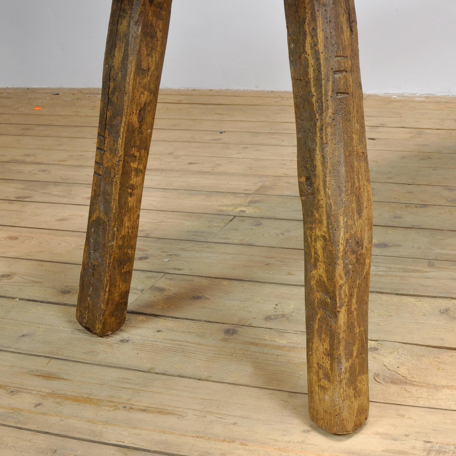 Mid-20th Century Vintage Oak Butcher's Table or Farm Table, 1930s