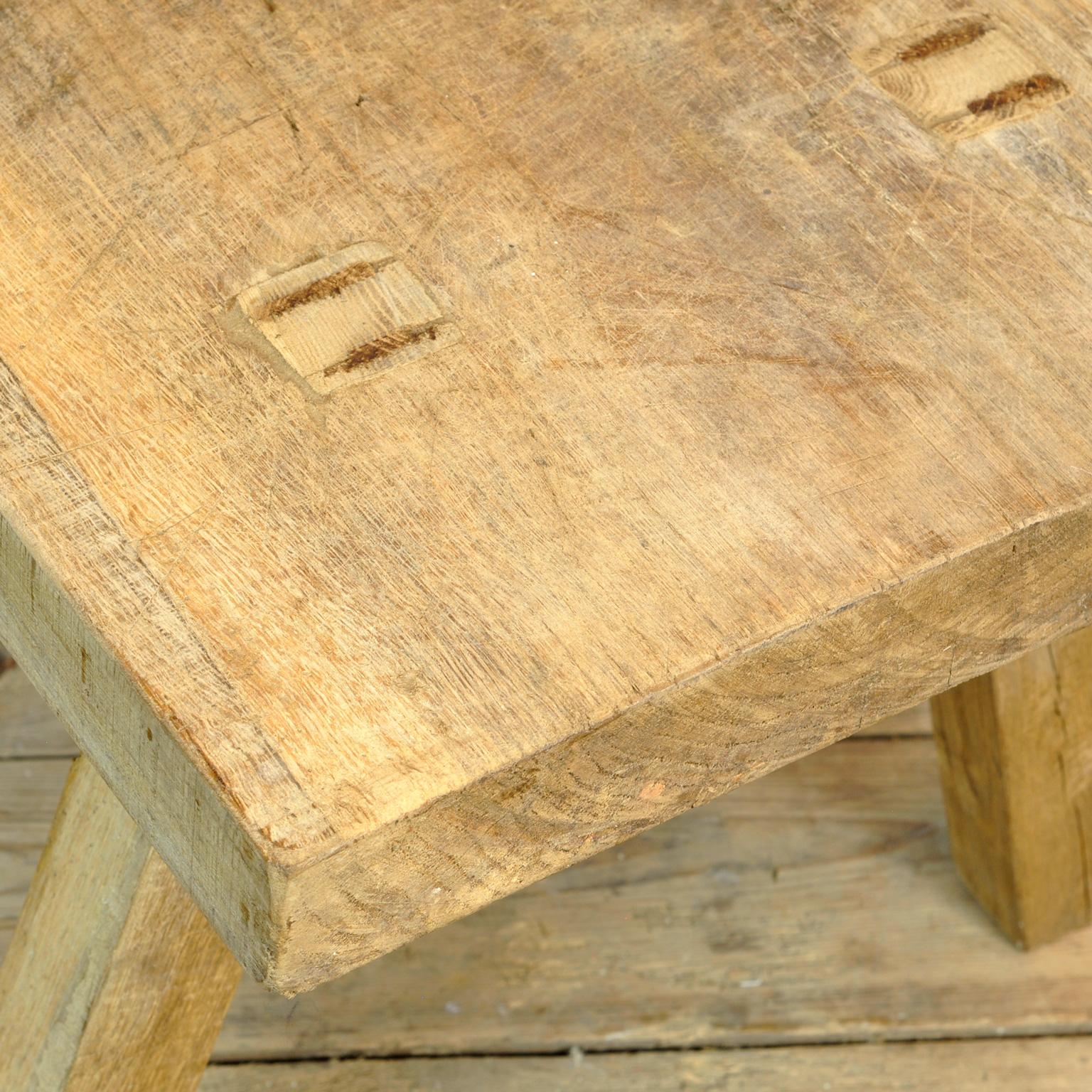 Mid-20th Century Vintage Oak Butcher's Table / Farmtable, 1930s