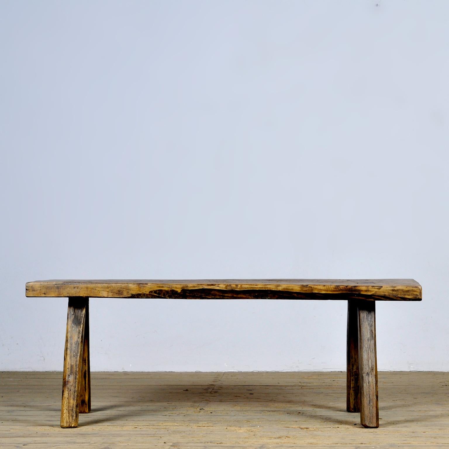 Milieu du XXe siècle Table de boucher/fermier en Oak, 1930 en vente