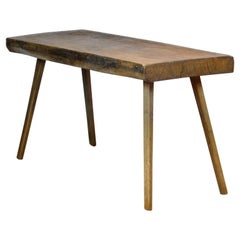 Vintage Oak Butcher
s Table/Farmtable, 1930s