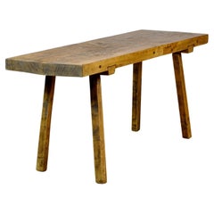 Vintage Oak Butcher
s Table/Farmtable, 1930s