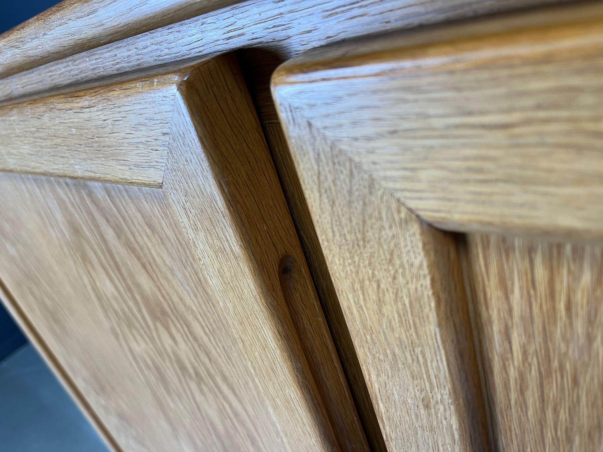 Vintage Oak cabinet, 1970s For Sale 4