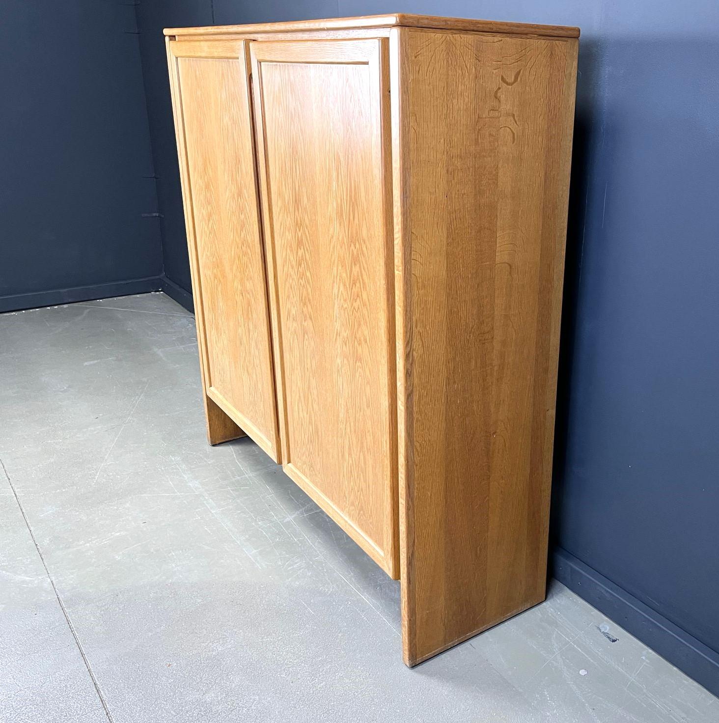 Vintage Oak cabinet, 1970s For Sale 3