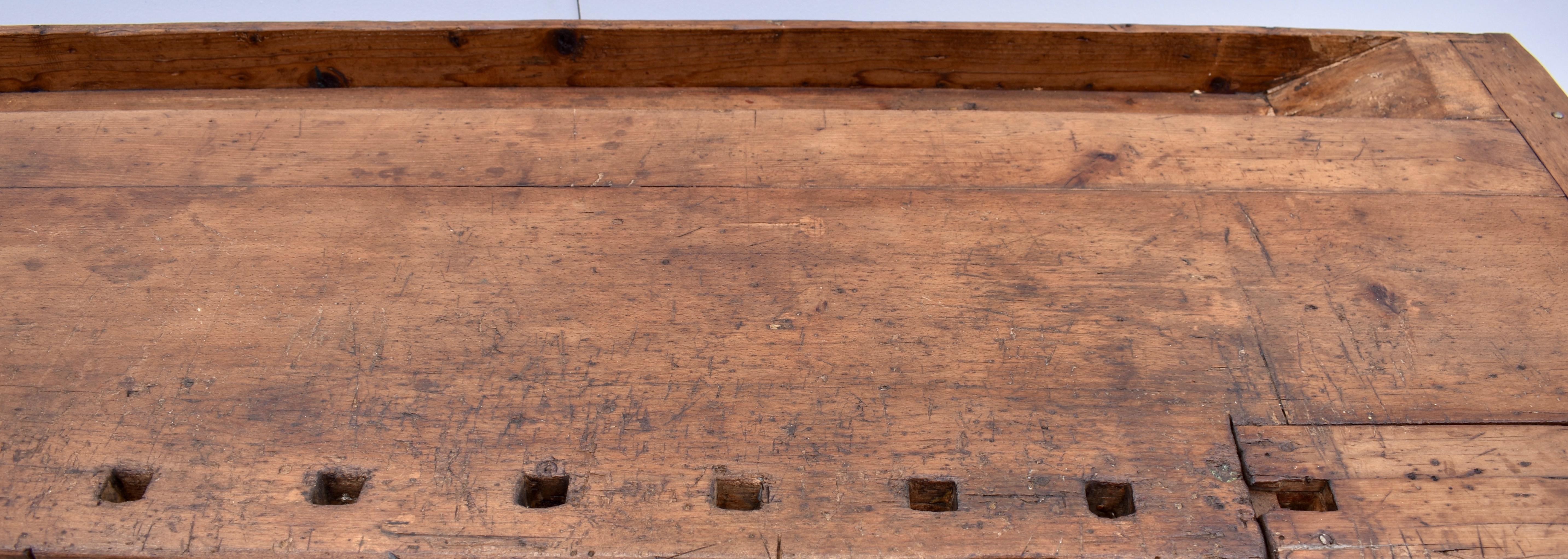 Vintage Oak Carpenter's and Joiner's Work Bench 1