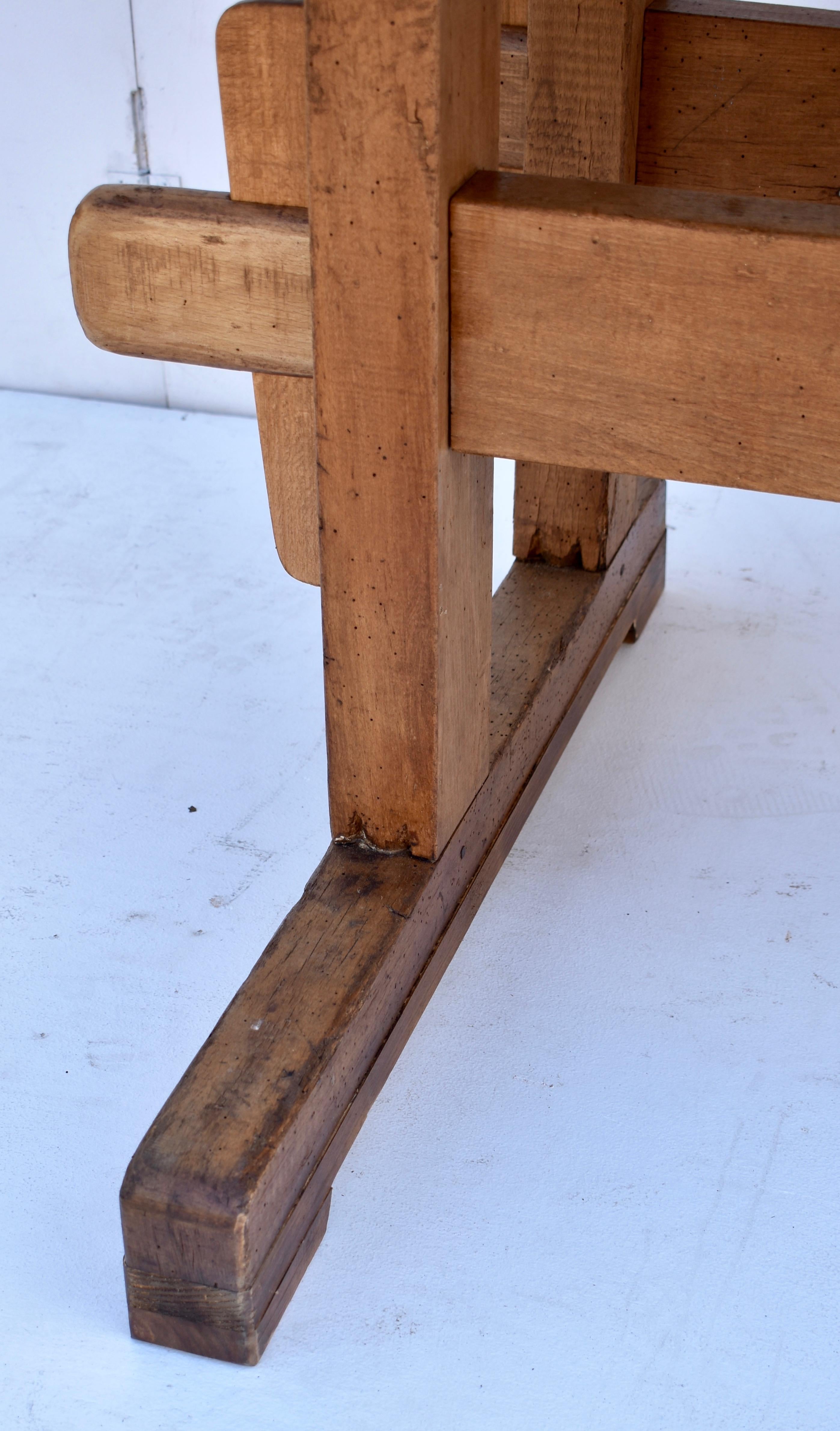 Vintage Oak Carpenter's and Joiner's Work Bench 1