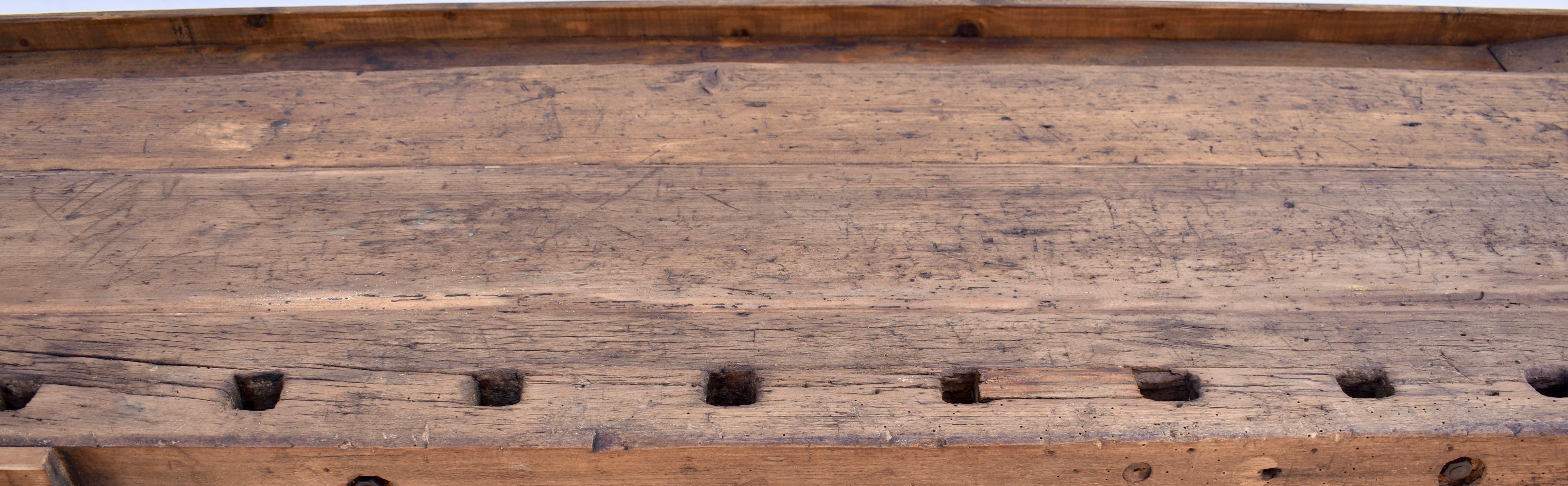 Vintage Oak Carpenter's and Joiner's Work Bench 2