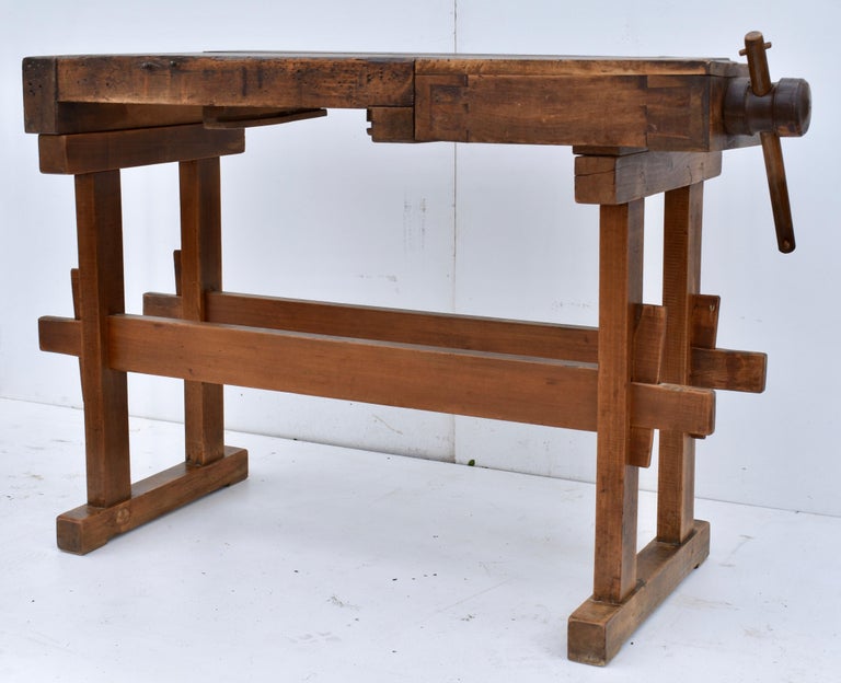Vintage Oak Carpenter's and Joiner's Work Bench at 1stDibs vintage