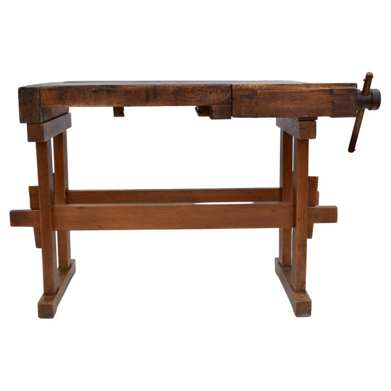 Vintage Oak Carpenter's and Joiner's Work Bench at 1stDibs vintage