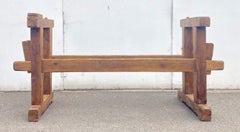 Vintage Oak Carpenter's and Joiner's Workbench