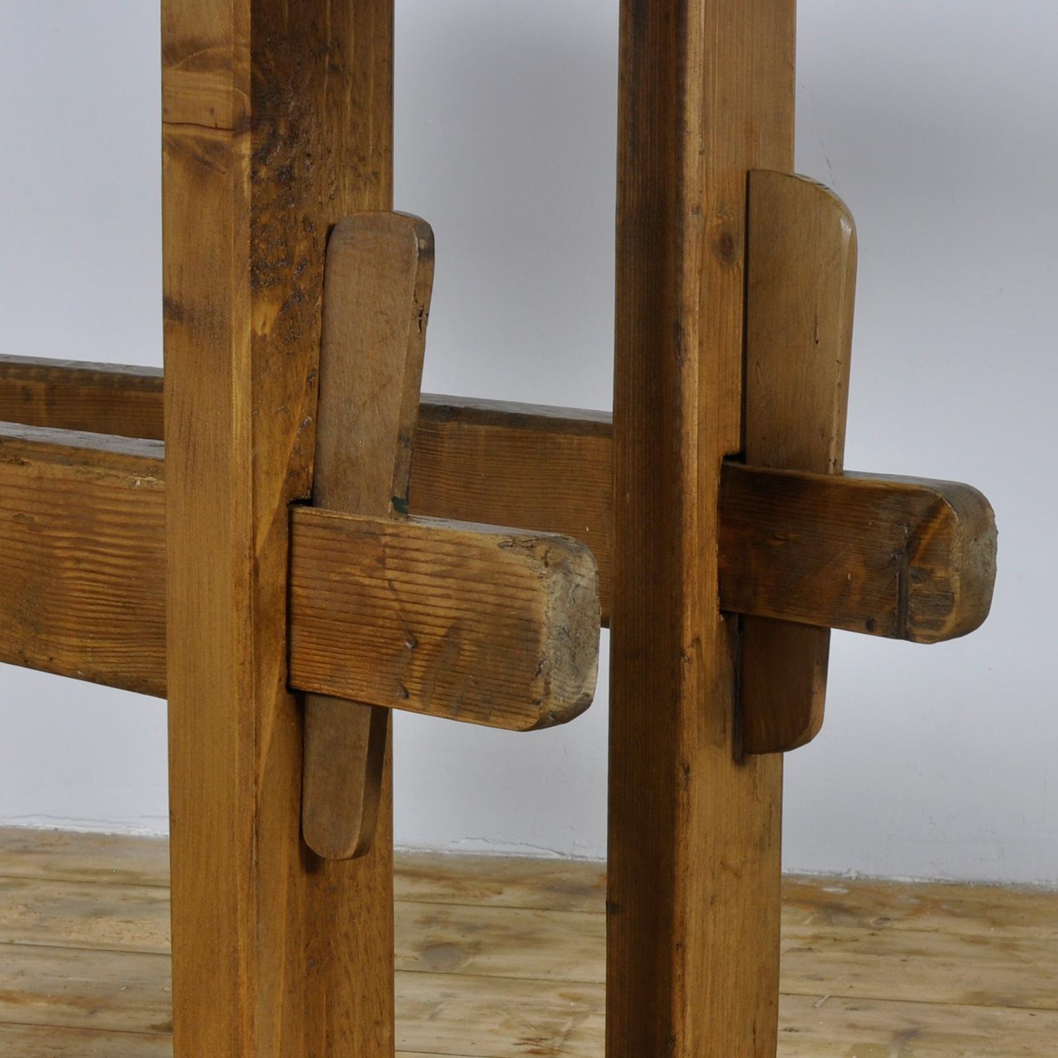 Vintage Oak Carpenter's Workbench, 1935 1