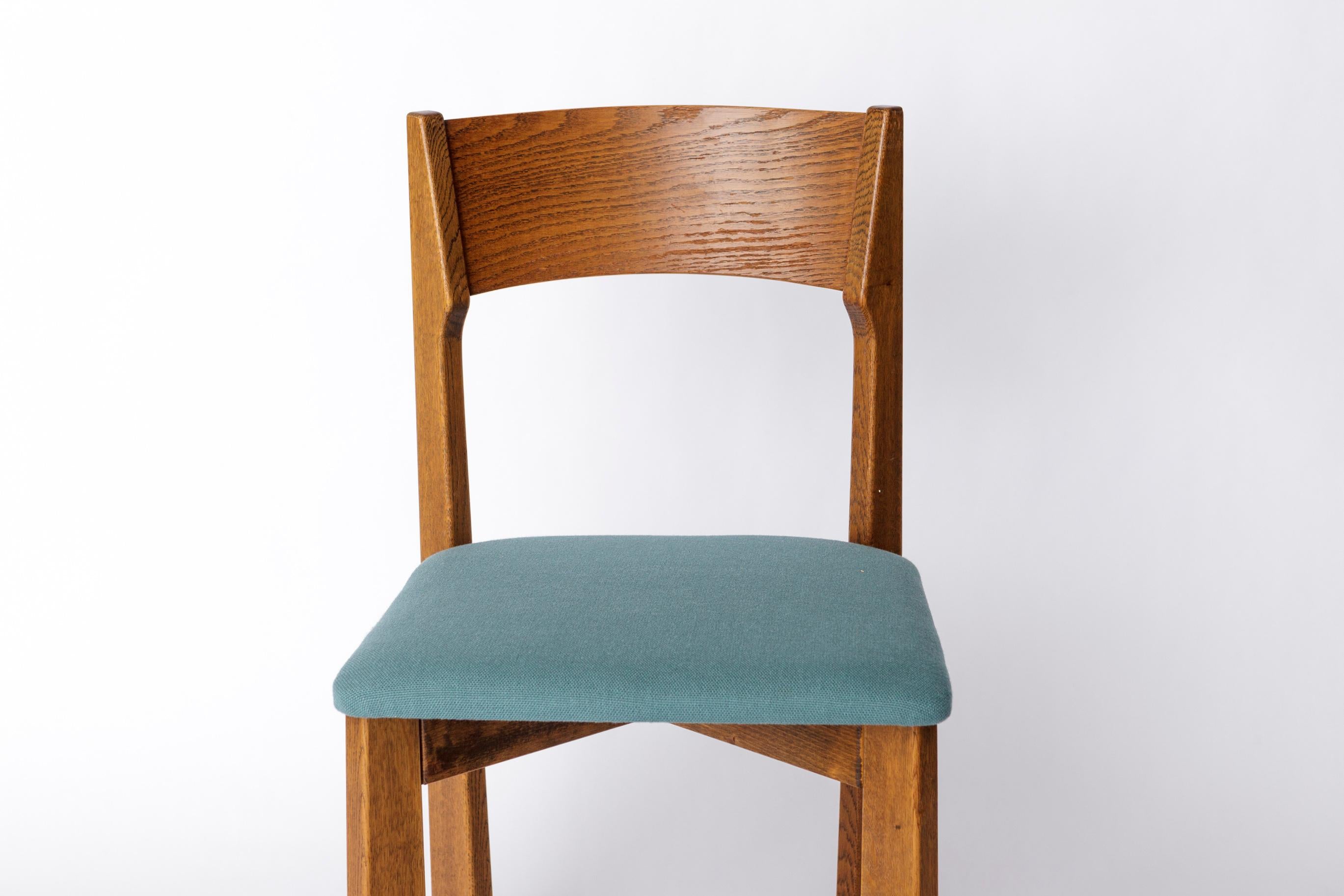 Vintage Oak Chair in the Style of Mauro Pasquinelli – Likely by Baumann, 1970s In Good Condition For Sale In Hannover, DE