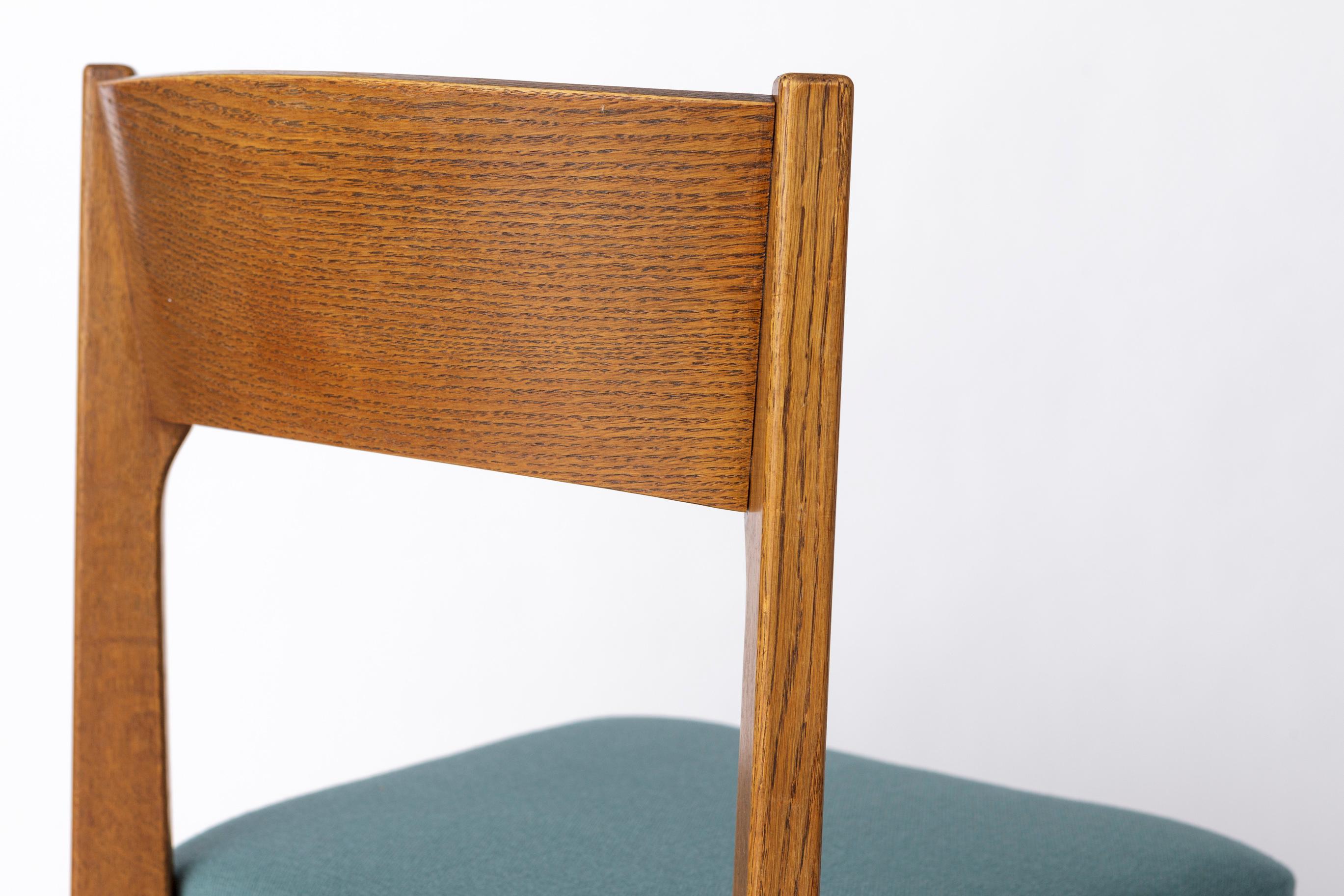 Vintage Oak Chair in the Style of Mauro Pasquinelli – Likely by Baumann, 1970s For Sale 4