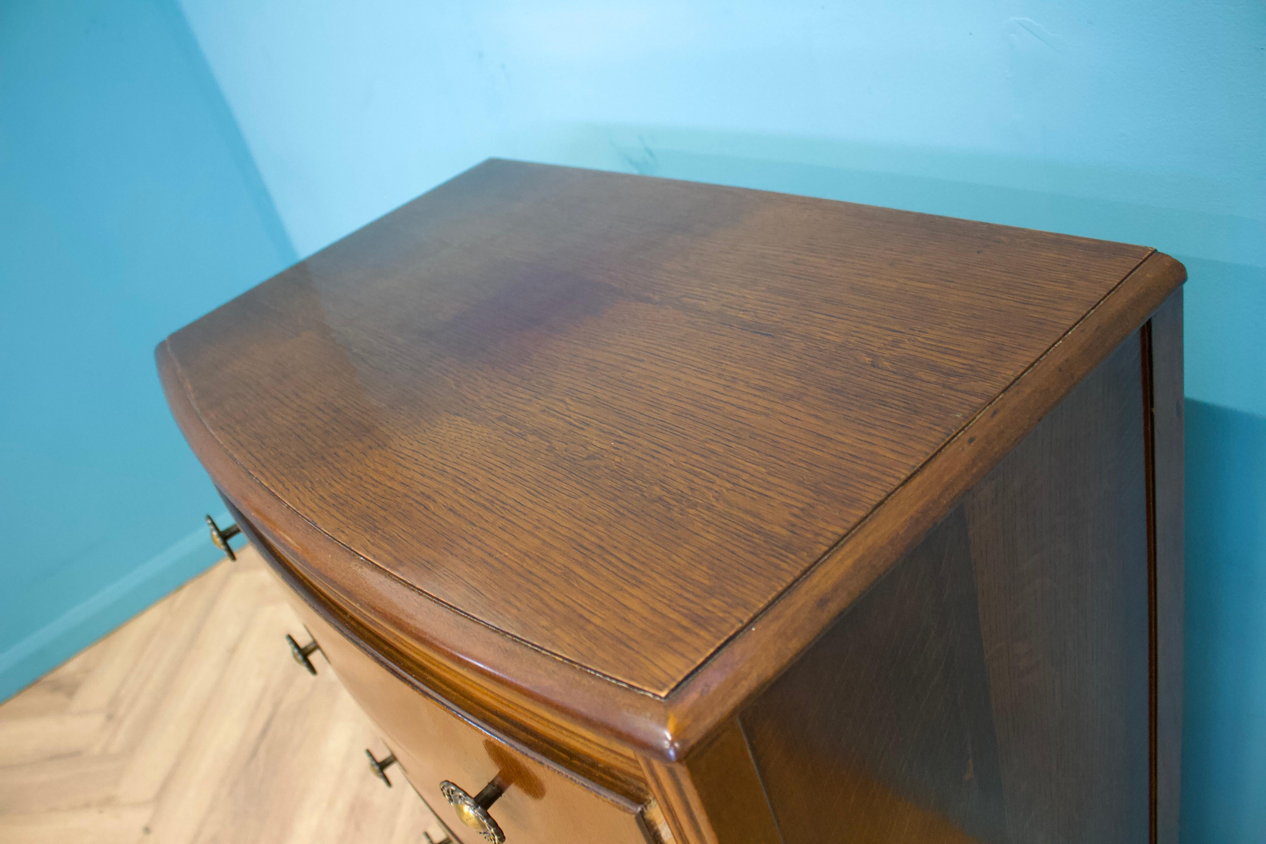 Vintage Oak Chest Of Drawers, 1950s In Good Condition In South Shields, GB