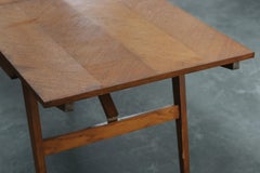 Vintage Oak Coffee Table From France, Circa 1960