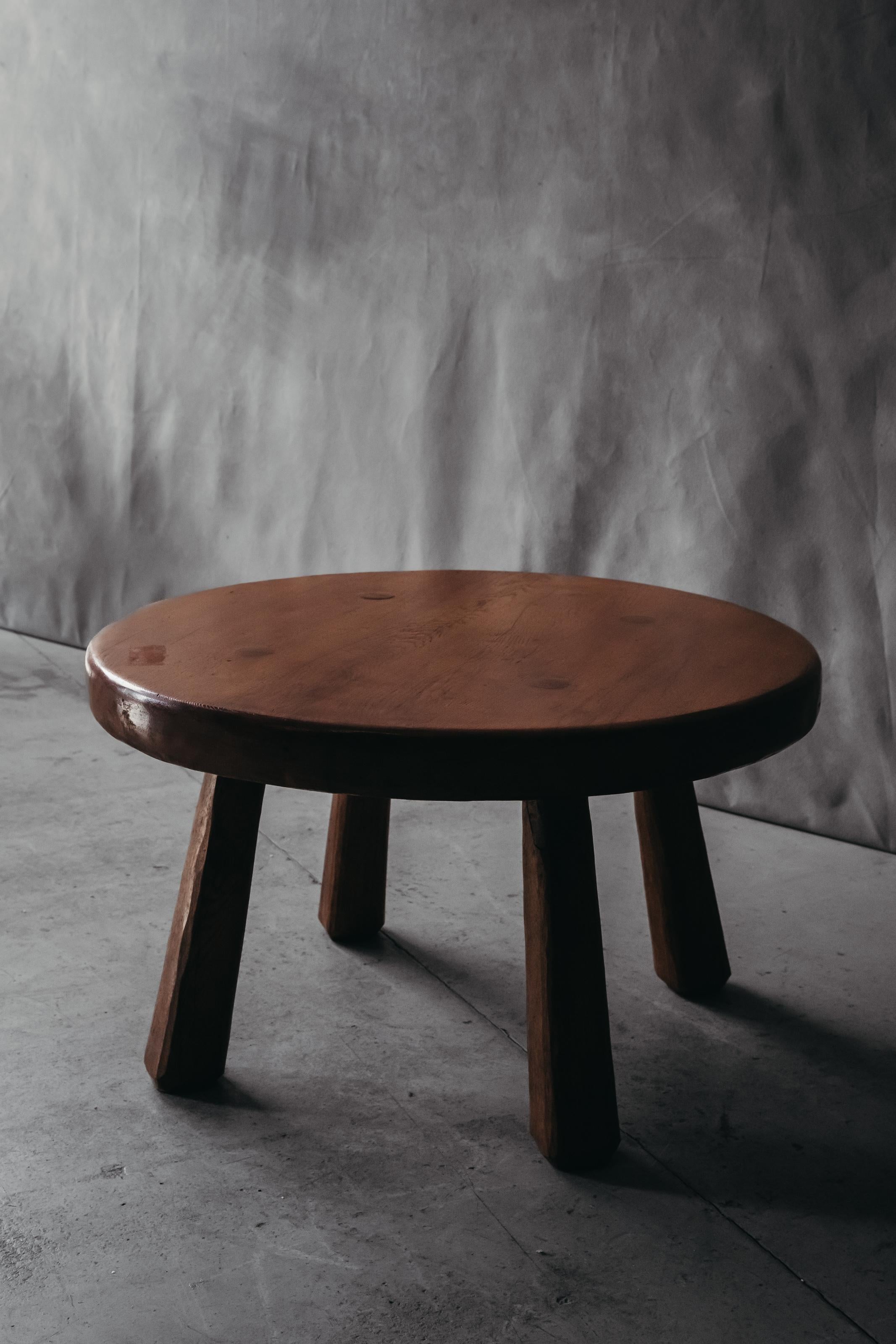 Mid-20th Century Vintage Oak Coffee Table From France, Circa 1960