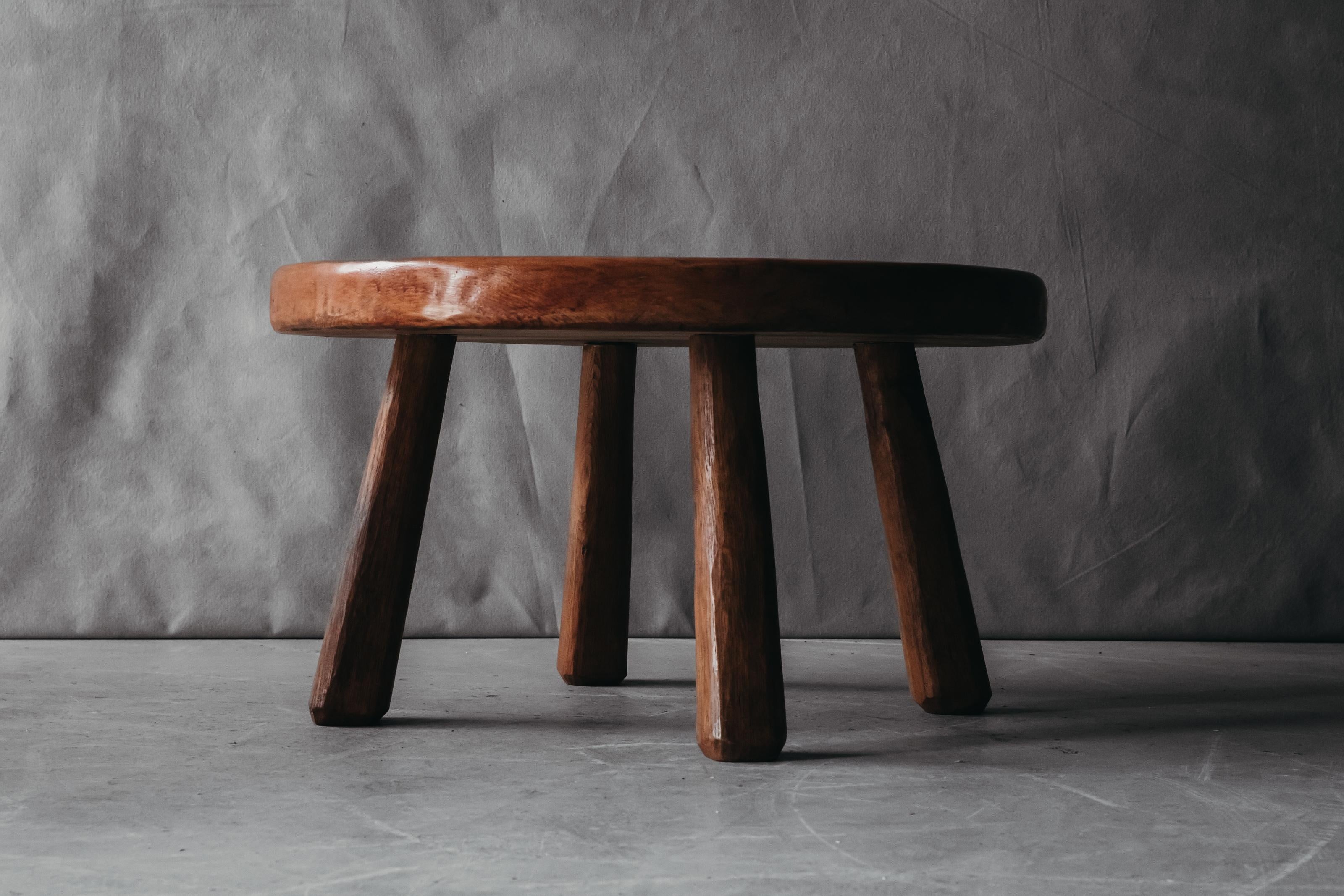 Vintage Oak Coffee Table From France, Circa 1960 1