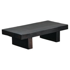 Mesa baja vintage de roble procedente de Francia, circa 1960