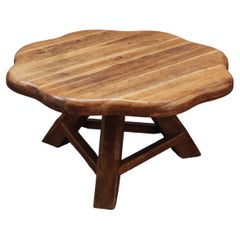 Table basse en chêne des Pays-Bas, vers 1970