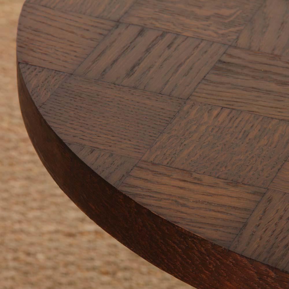 Vintage oak coffee table from the 1950s In Good Condition For Sale In MONTESSON, FR