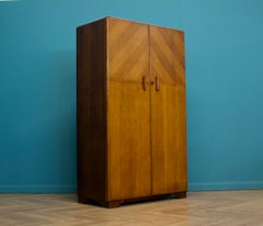Vintage Oak Compactum Wardrobe from Fitrobe, 1930s