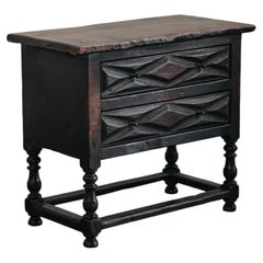 Vintage Oak Console Table From France, Circa 1900