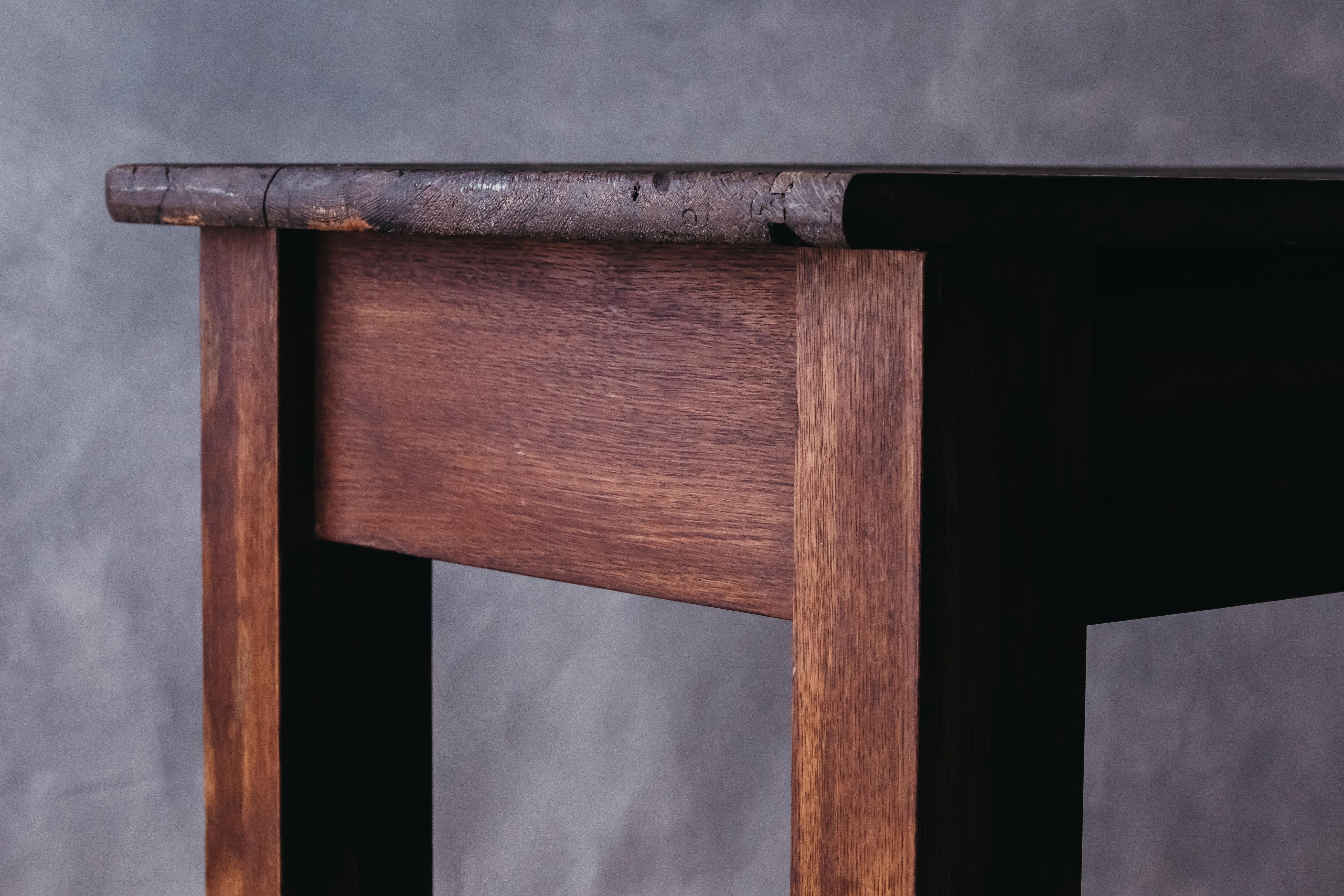 Vintage Oak Console Table from France, circa 1940 3