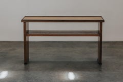Vintage Oak Console Table From Italy, Circa 1960