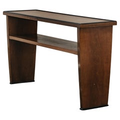 Retro Oak Console Table From Italy, Circa 1960