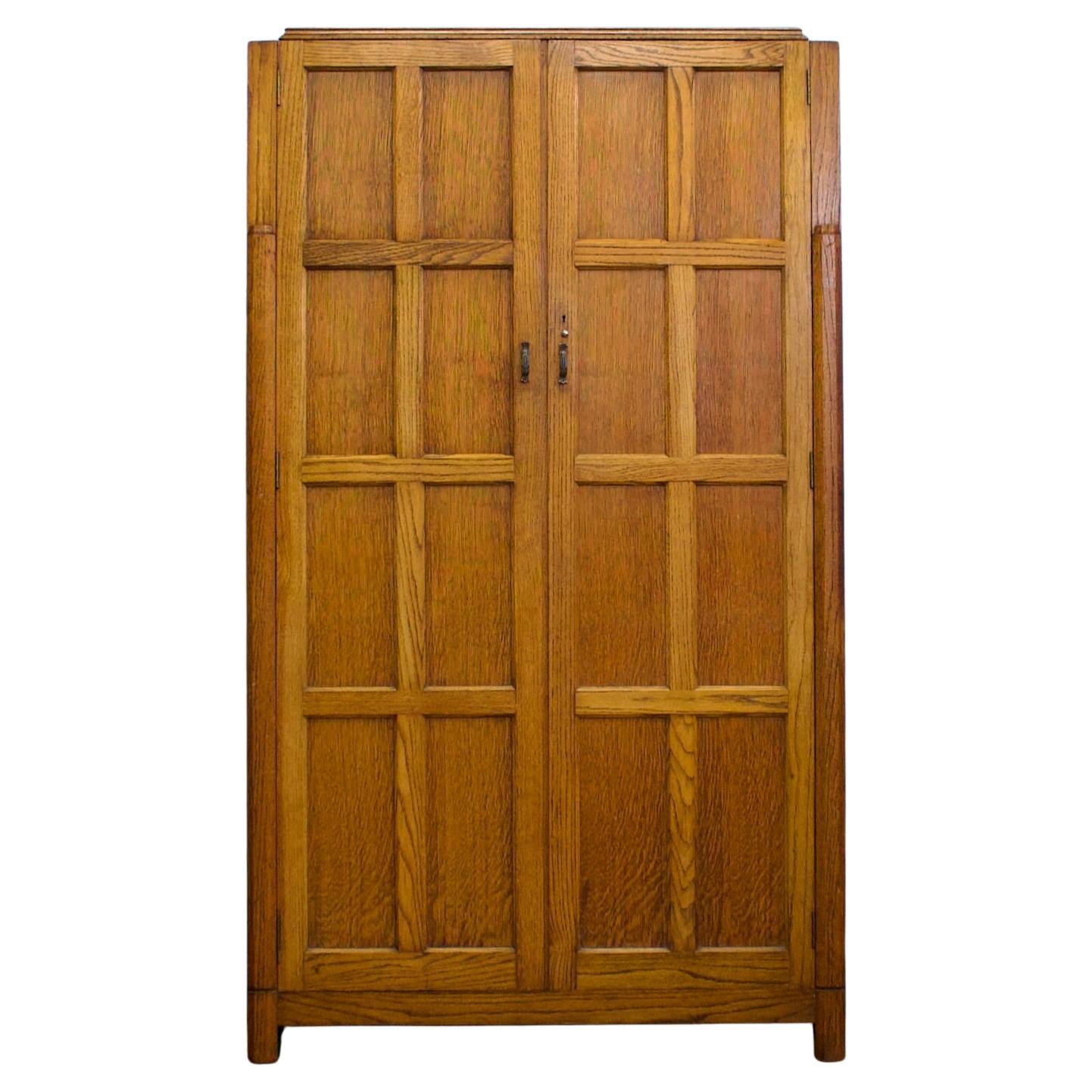 Vintage Oak Cotswold School Style Hall Cupboard von Waring Gillow, 1930er Jahre