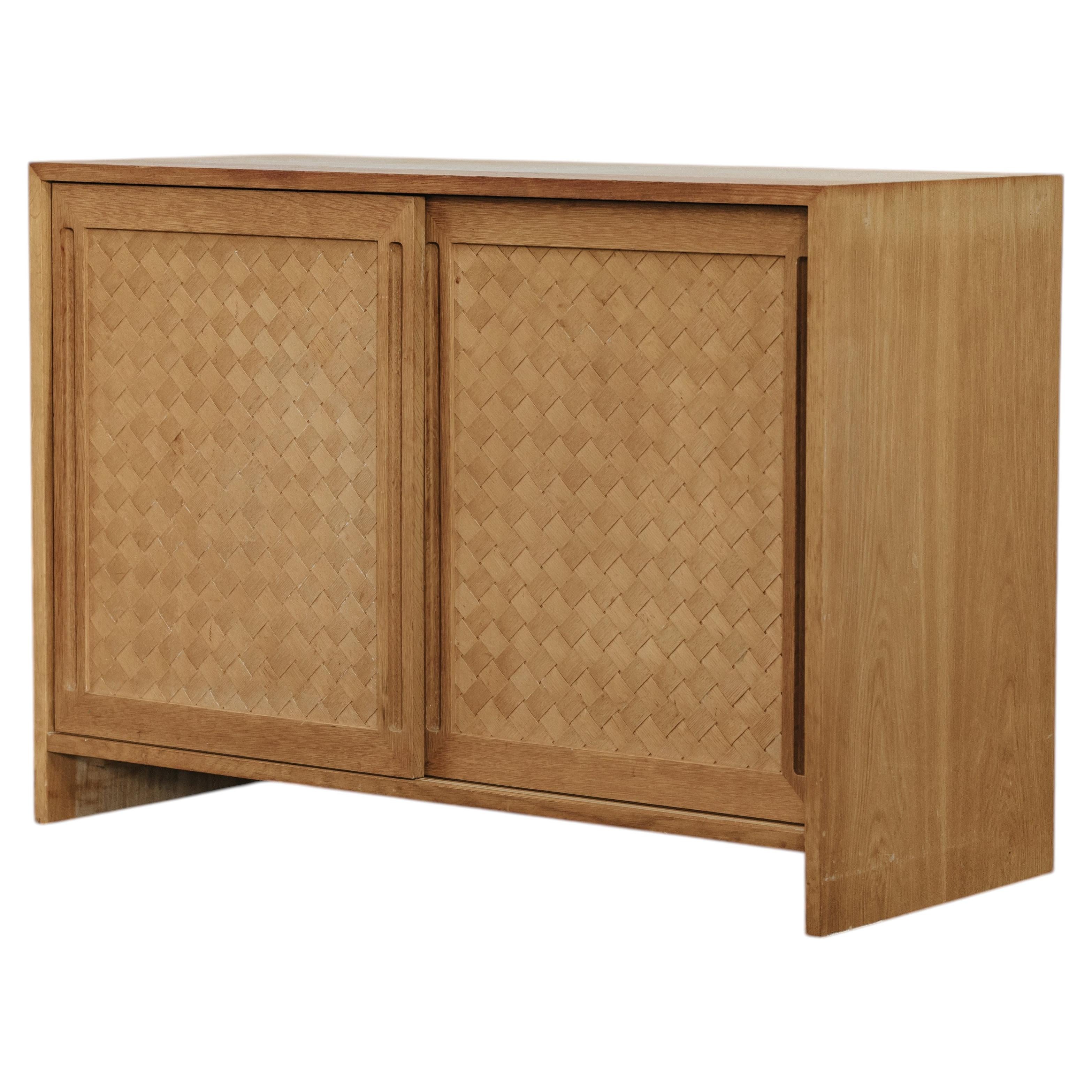 Vintage Oak Credenza From Denmark, CIrca 1970