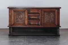 Credenza vintage de roble procedente de Francia, circa 1960