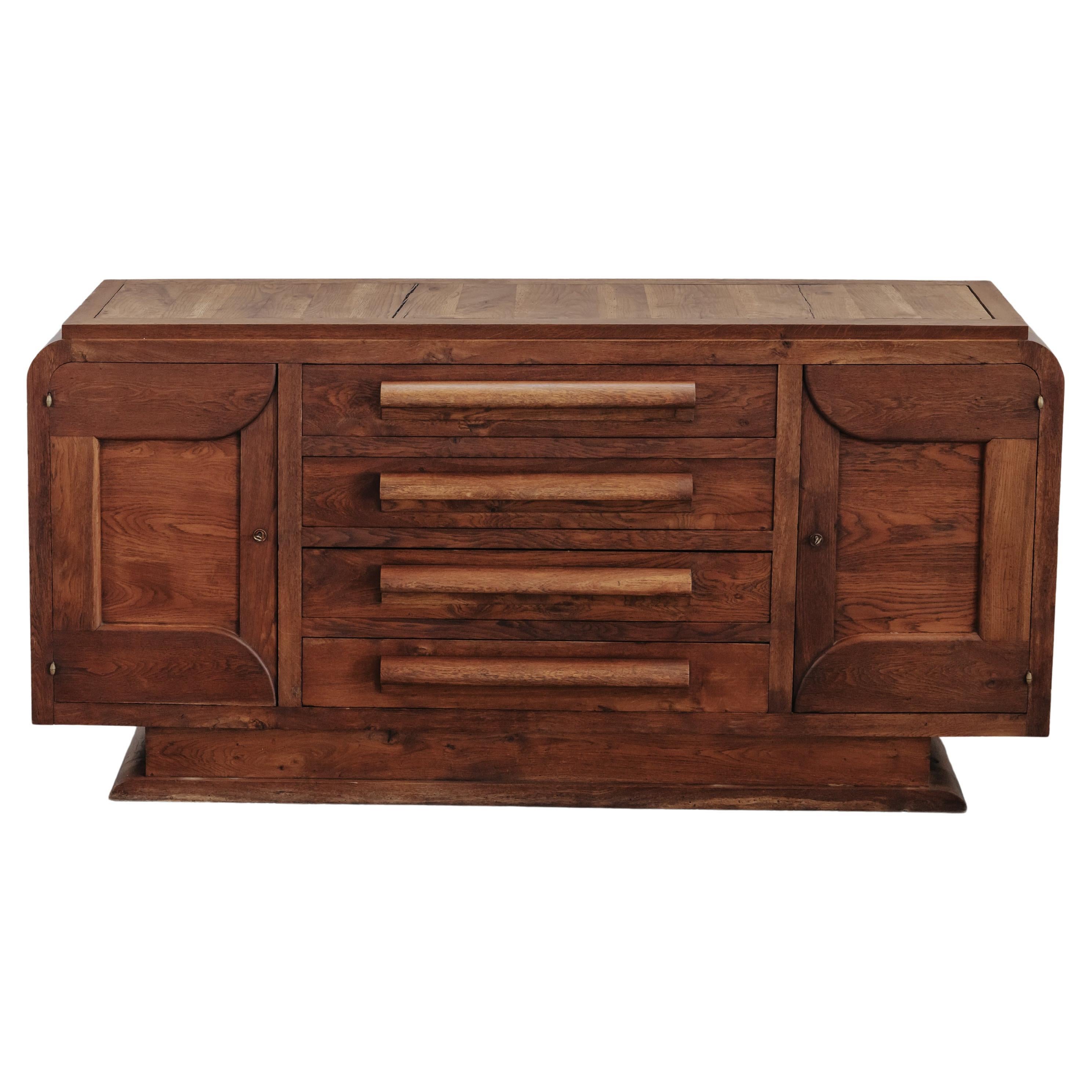 Credenza vintage in Oak dalla Francia, CIRCA 1960
