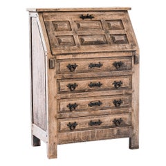 Vintage Oak Desk from Belgium