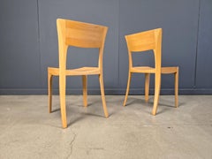 Vintage oak dining chairs, 1980s - Belgium