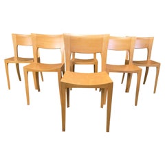 Vintage oak dining chairs, 1980s - Belgium