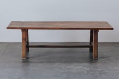 Mesa de comedor vintage de roble procedente de Francia, circa 1950