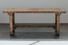 Mesa de comedor vintage de roble procedente de Francia, circa 1960