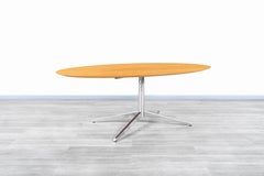 Vintage Oak Dining Table or Desk by Florence Knoll
