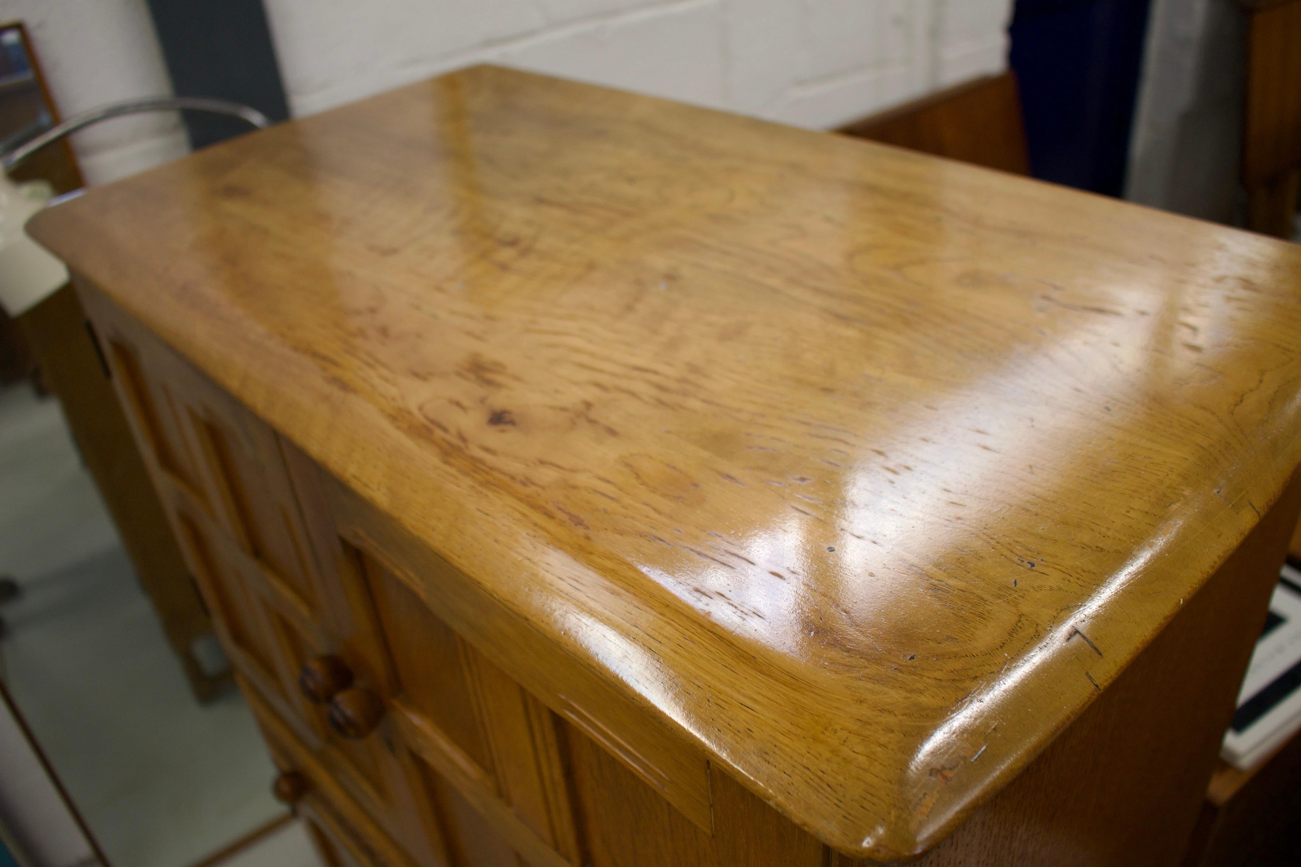 Vintage Oak Drinks Cabinet, 1960s For Sale 5