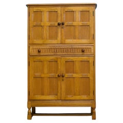 Vintage Oak Drinks Cabinet, 1960s Vintage Oak Drinks Cabinet, 1960s