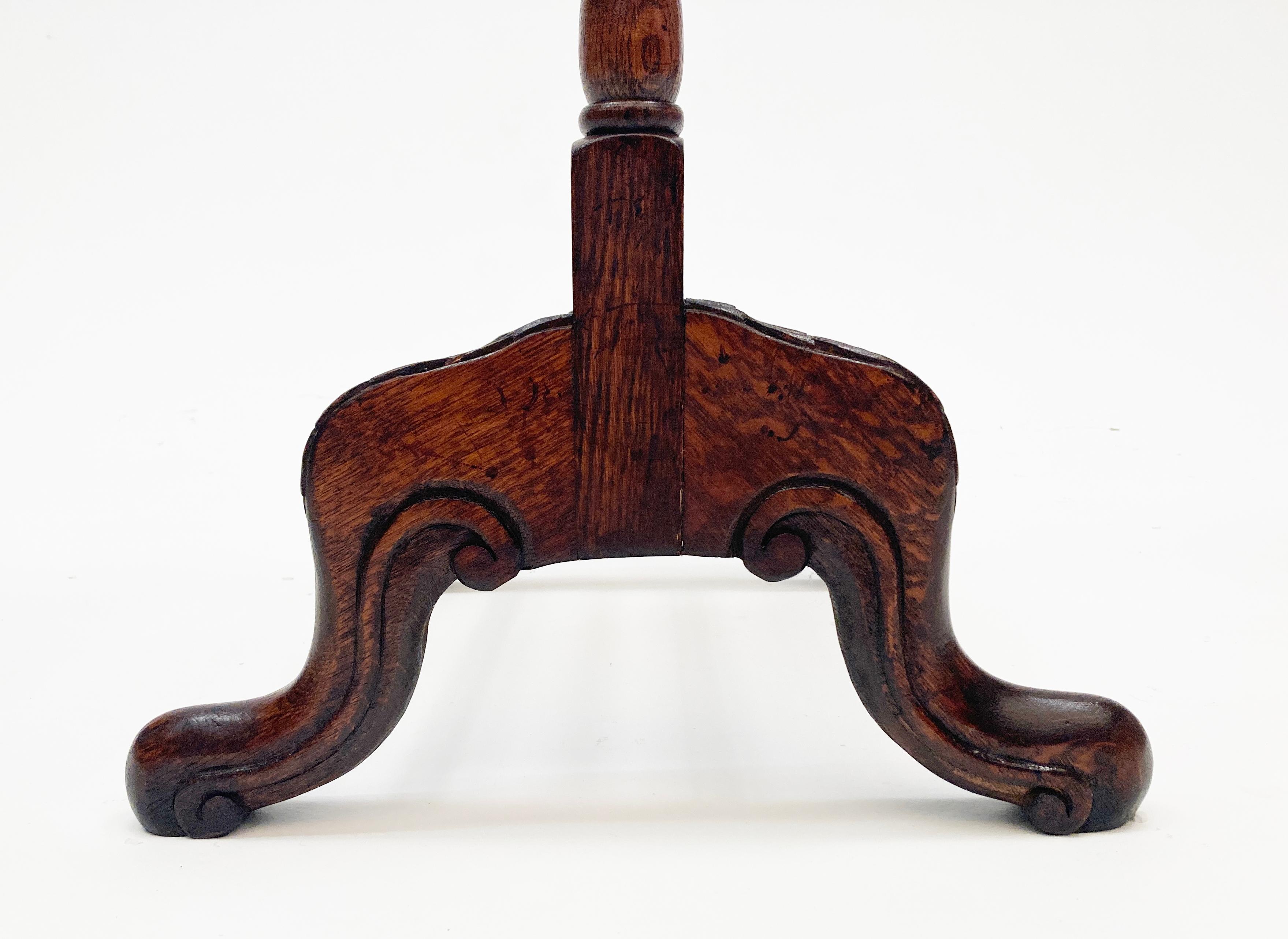 Vintage Oak Gentleman's Valet with Barley Twist Legs 4