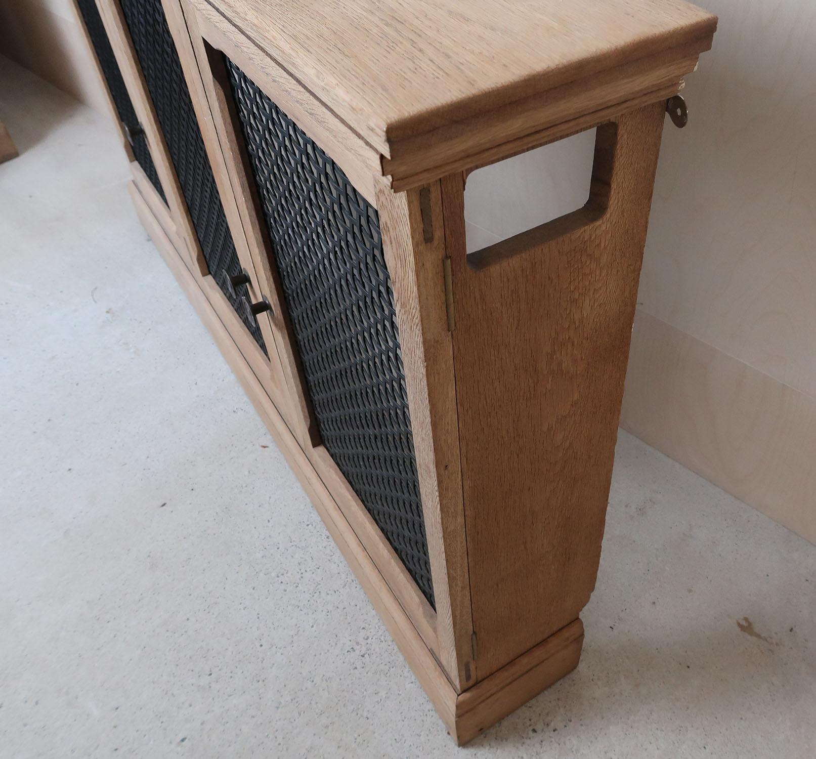 Vintage Oak Georgian Style Console or Radiator Cover, English, C.1920 In Good Condition In St Annes, Lancashire